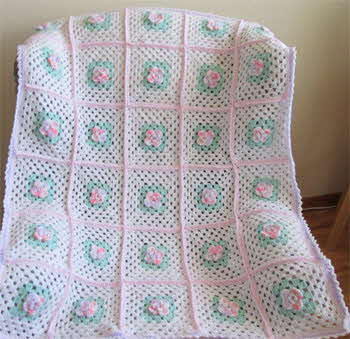 pink-roses-baby-blanket