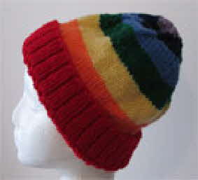 rainbow-hat