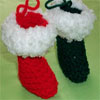 Free Pattern- Christmas Santa Boots